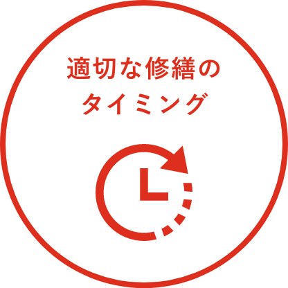 適切な修繕のタイミング